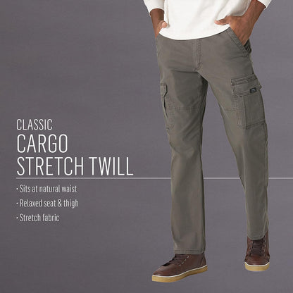 Men's Stretch Cargo Pants with Relaxed Fit