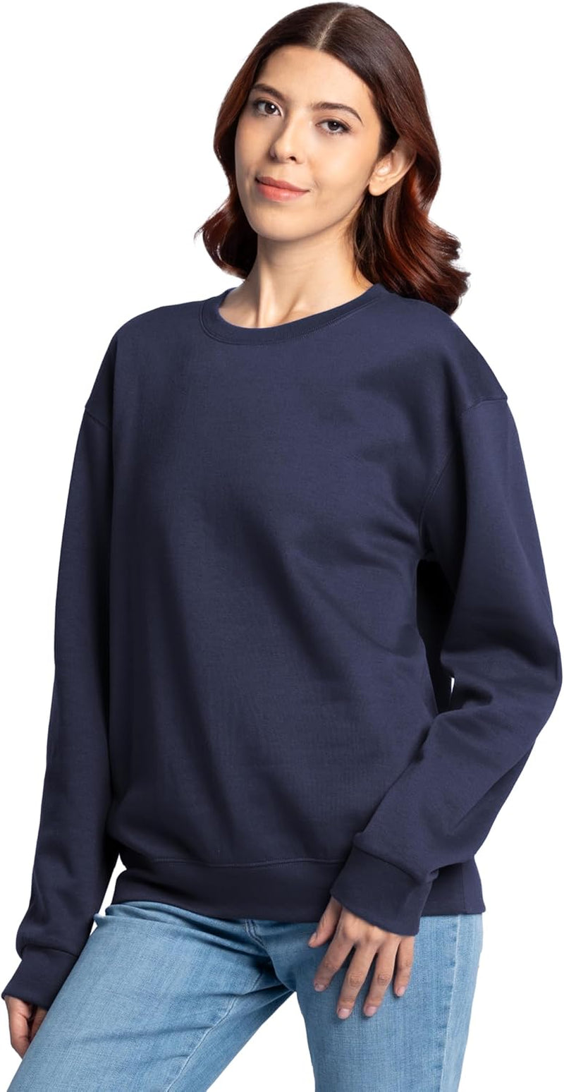 Men's Eversoft Fleece Crewneck Sweatshirts - Moisture-Wicking and Breathable, Available in Sizes S-4X